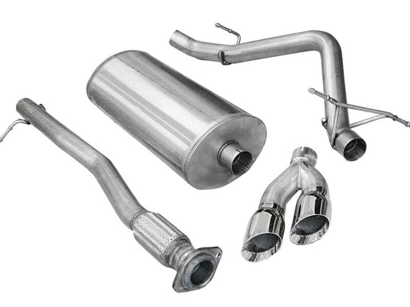 Corsa 14523 Sport Cat-Back Exhaust with Polished Tip for 2011-2013 Silverado CC/SB 1500 6.2