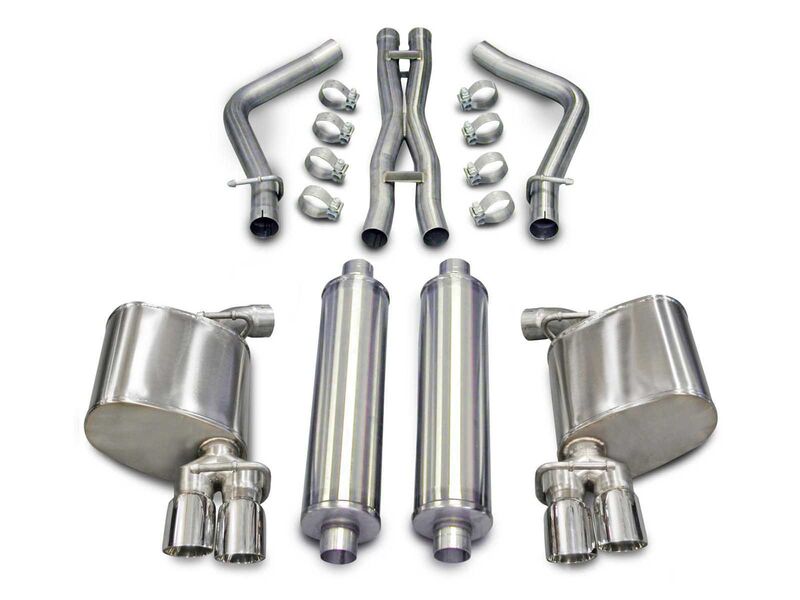 Corsa 14525 Sport Cat-Back Exhaust with Polished Tip for 2011-2013 Dodge Charger R/T 5.7