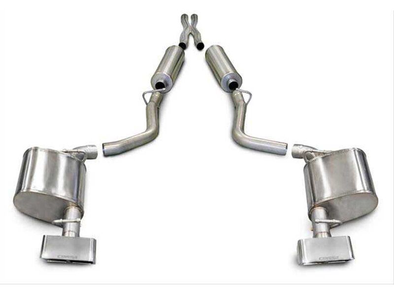 Corsa 14529 Xtreme Cat-Back Exhaust with Polished Tips for 2011-2014 Dodge Challenger R/T 5.7