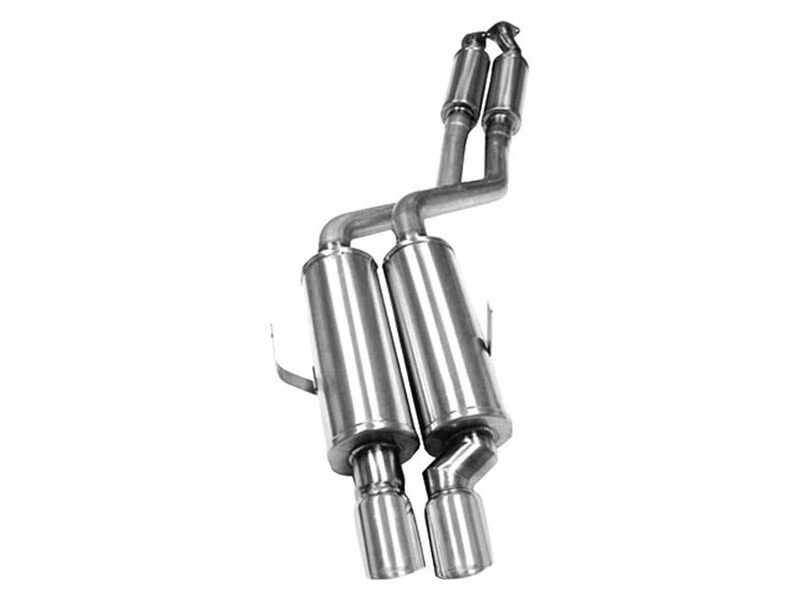 Corsa 14553 Sport Cat-Back Exhaust with Polished Tip for 1992-1999 BMW 325i/is Coupe E36