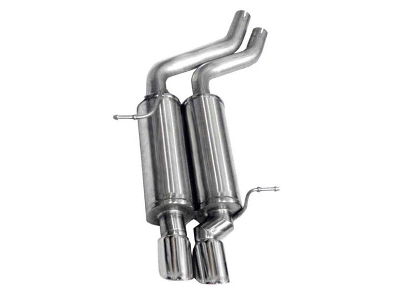 Corsa 14559 Sport Axle-Back Exhaust with Polished Tip for 2001-2006 BMW 325i/ci Convertible E46
