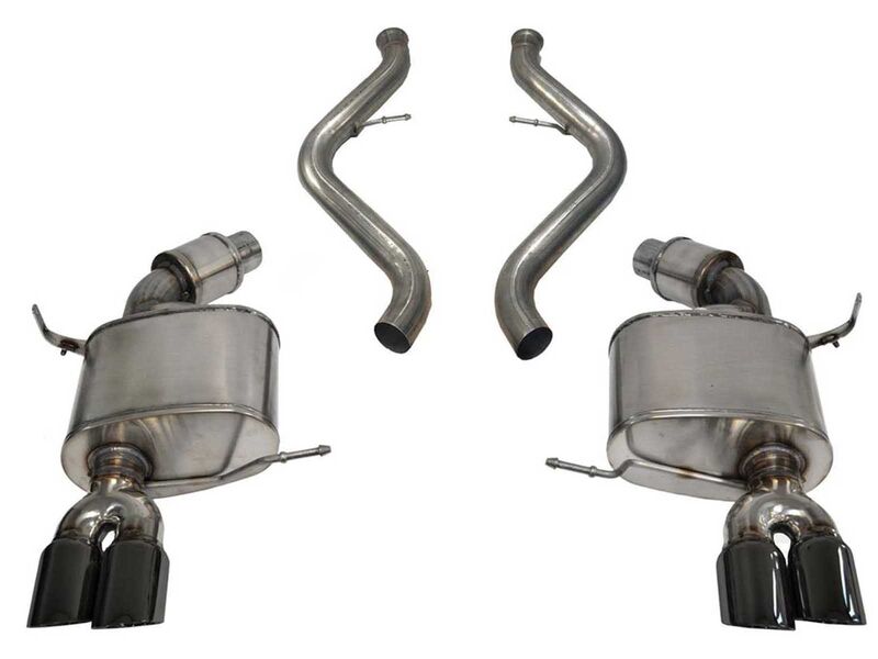 Corsa 14568BLK Sport Cat-Back Exhaust with Black Tip for 2008-2012 BMW M3 Coupe/Convertible