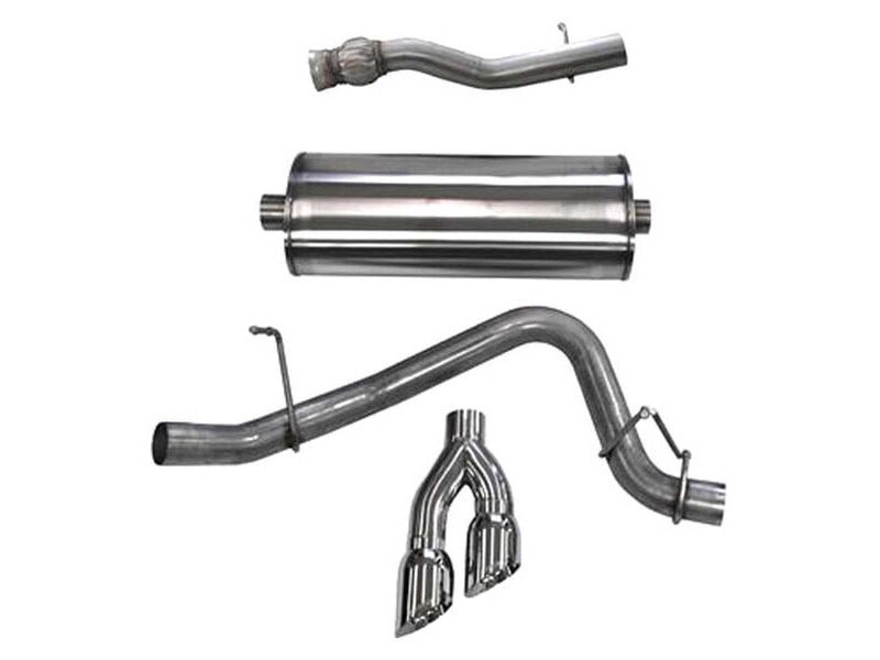 Corsa 14749 Sport 3" Cat-Back Exhaust Twin 4" Polished Tips for 2015-2020 GM 1500 SUV 6.2