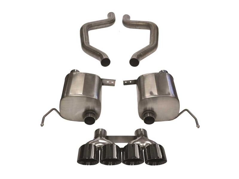 Corsa 14766BLK Xtreme 3" Cat-Back Exhaust with 4.5" Black Quad Tips for 2017-2019 Corvette C7 Z06