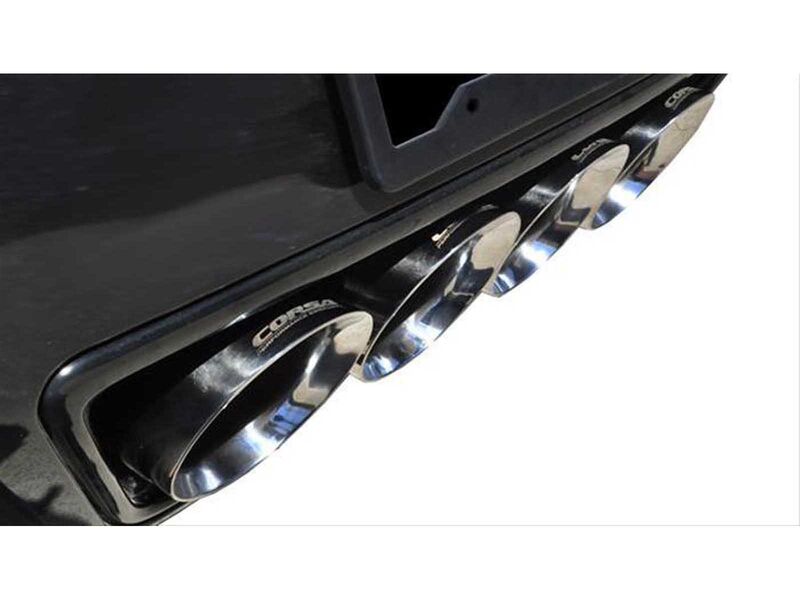 Corsa 14766CB Xtreme 2.75" Dual Rear Cat-Back Exhaust, Polished Tips for 2015-19 Corvette C7 Z06 6.2
