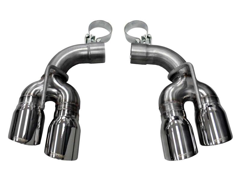 Corsa 14774 2.75" Inlet / 4" Outlet Polished Tip Kit for 2016-2024 Camaro SS/ZL1 with Corsa Exhaust