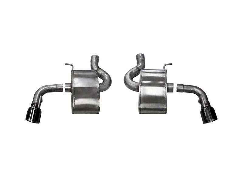 Corsa 14785BLK Xtreme 2.75" Axle-Back Exhaust with Dual Rear Exit Black Tips for 2016-24 Camaro SS