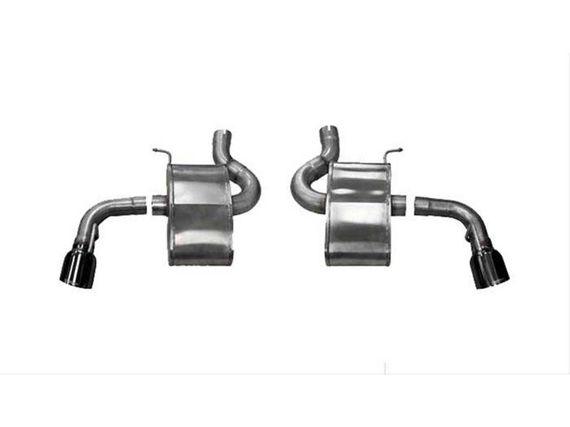 Corsa 14787BLK Sport Axle-Back Exhaust with Black Tip for 2016 Camaro SS 6.2