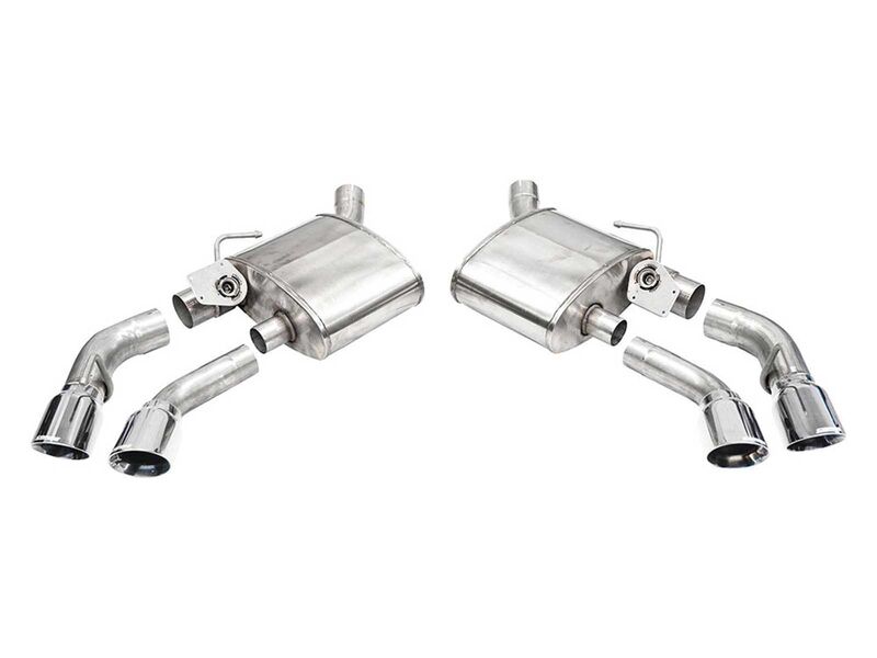 Corsa 14789 Xtreme Axle-Back Exhaust (Fits OE NPP Valve) Polished Tip for 2016-2024 Camaro SS / ZL1