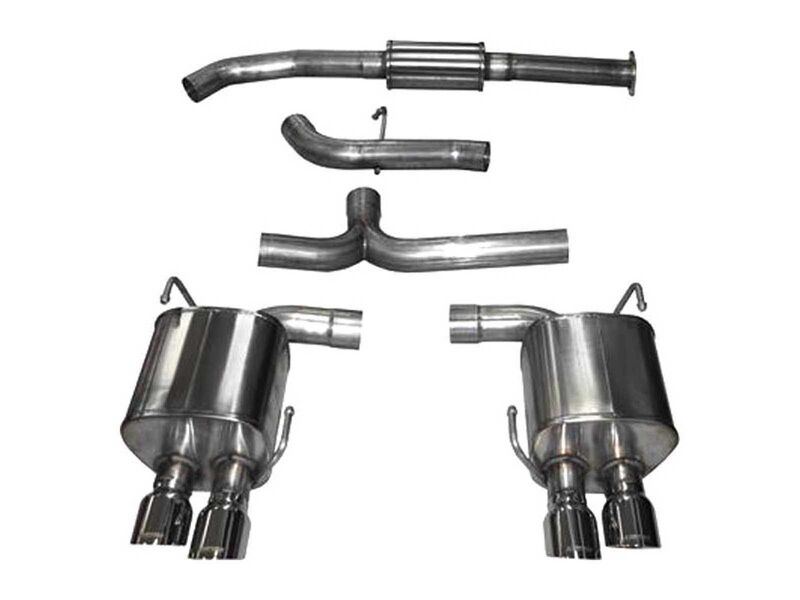 Corsa 14857 Sport Cat-Back Exhaust Polished Quad 3.5-inch Tips for 2015-2021 Subaru WRX