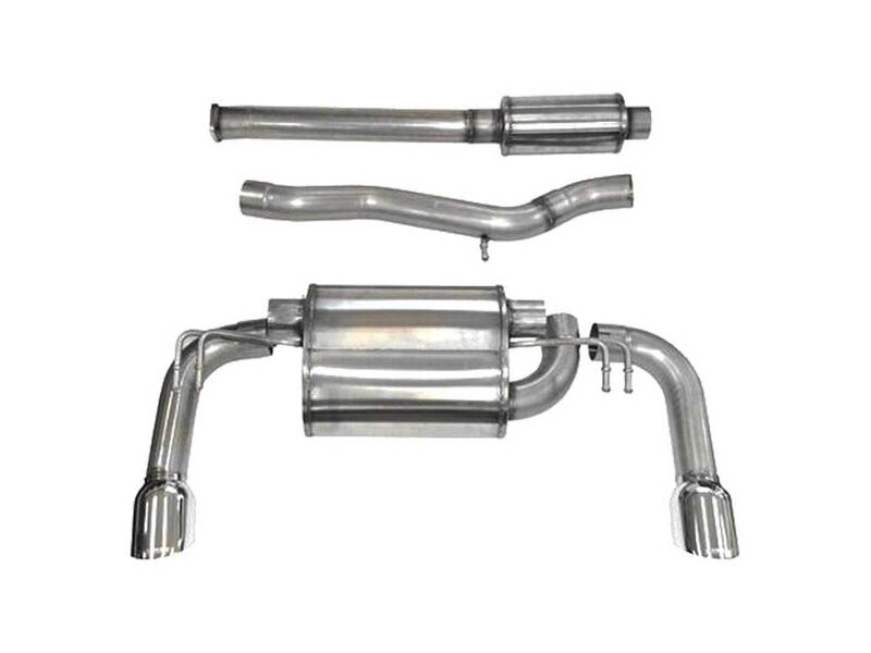 Corsa 14858 Sport Dual Rear Cat-Back Exhaust with Polished Tip for 2008-2015 Lancer Evo X Sedan 2.0