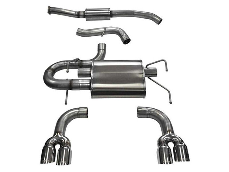 Corsa 14862 Sport Cat-Back Exhaust with Polished Tip for 2008-2014 Impreza Hatchback STI 2.5L Turbo