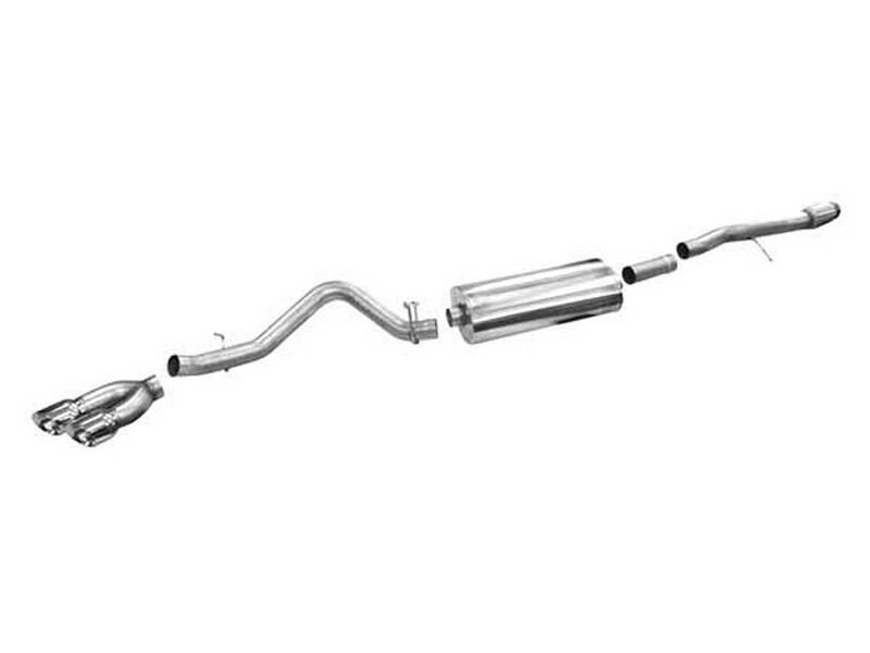 Corsa 14866 Sport Single Side Cat-Back Exhaust for 2014-19 GM 1500 6.2 Crew/Dbl Cab & Short/Std Beds