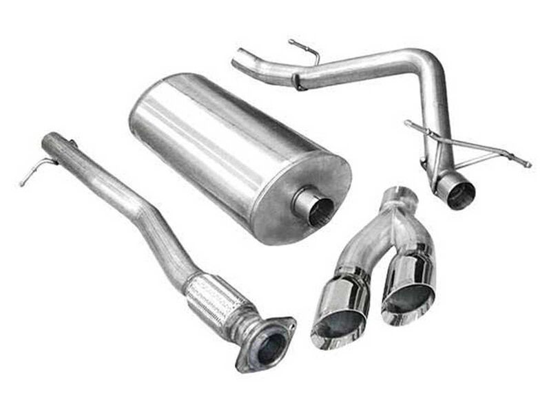 Corsa 14904 Sport Cat-Back Exhaust with Polished Tip for 2009-2009 Silverado CC/SB 1500 4.8