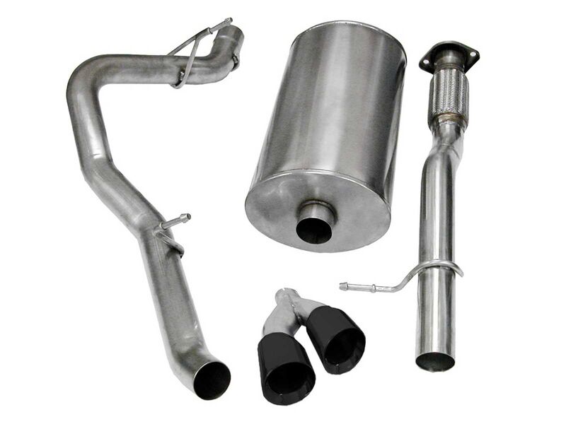 Corsa 14916BLK Sport Cat-Back Exhaust with Black Tip for 2011-2021 Tundra Double Cab/Crew Max 5.7