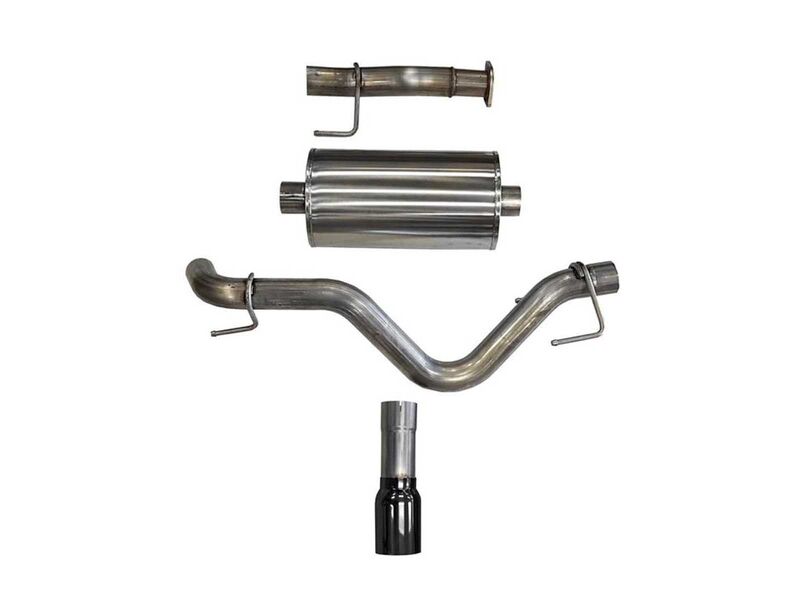 Corsa 14918BLK Sport Cat-Back Exhaust with Black Tip for 2016-2023 Tacoma 3.5 Double Cab 5ft Bed