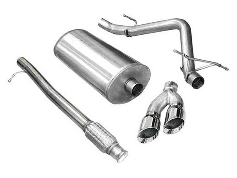 Corsa 14925 Sport Cat-Back Exhaust with Polished Tip for 2010-2013 Silverado CC/SB 1500 4.8