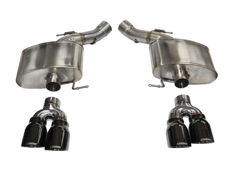 Corsa 14934BLK Sport Axle-Back Exhaust with Black Tip for 2012-2017 BMW M5 F10