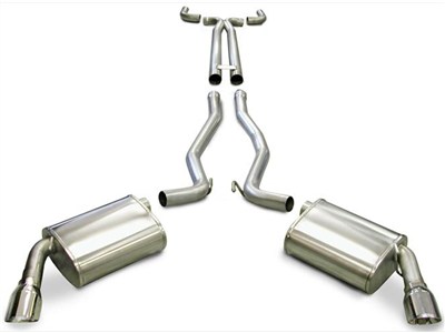 Corsa 14951 Sport Cat-Back Exhaust with 4" Pro-Series Tips for 2010-2015 Camaro V8 LS3 Manual