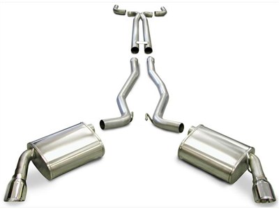 Corsa 14952 Sport Cat-Back Exhaust with 4" Pro-Series Tips for 2010-2014 Camaro L99 Auto