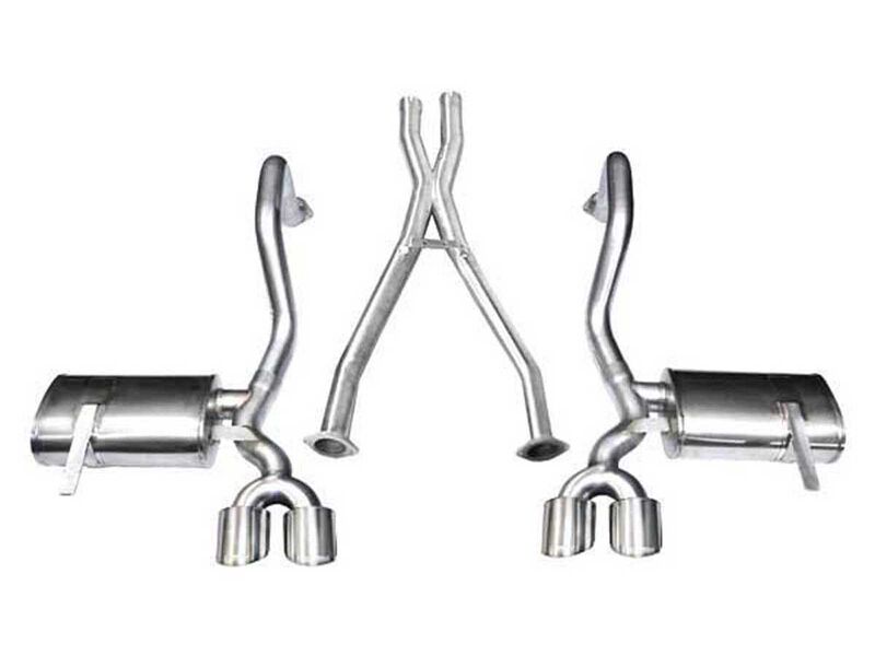 Corsa 14962 Xtreme Cat-Back Exhaust + XO Exhaust with Polished Tip for 1997-2004 Corvette C5 Z06 5.7