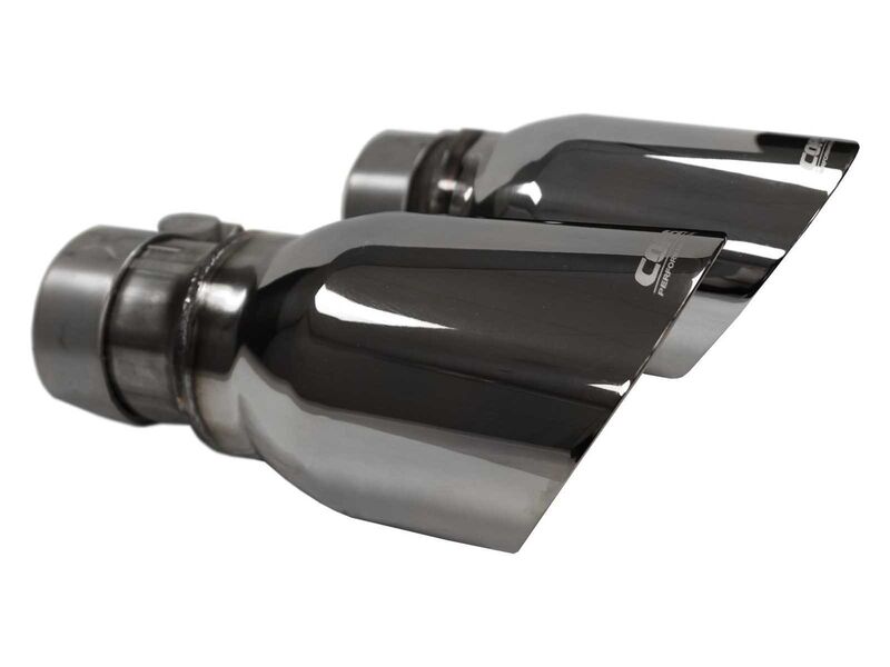 Corsa 14977 2.5-inch Inlet / 4-inch Outlet Polished Tip Kit for 2015-2016 Dodge Charger R/T