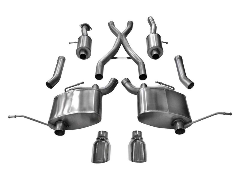 Corsa 14980 Sport Cat-Back Exhaust with Dual Rear Exit 4.5" Tip for 2011-2021 Grand Cherokee 3.6