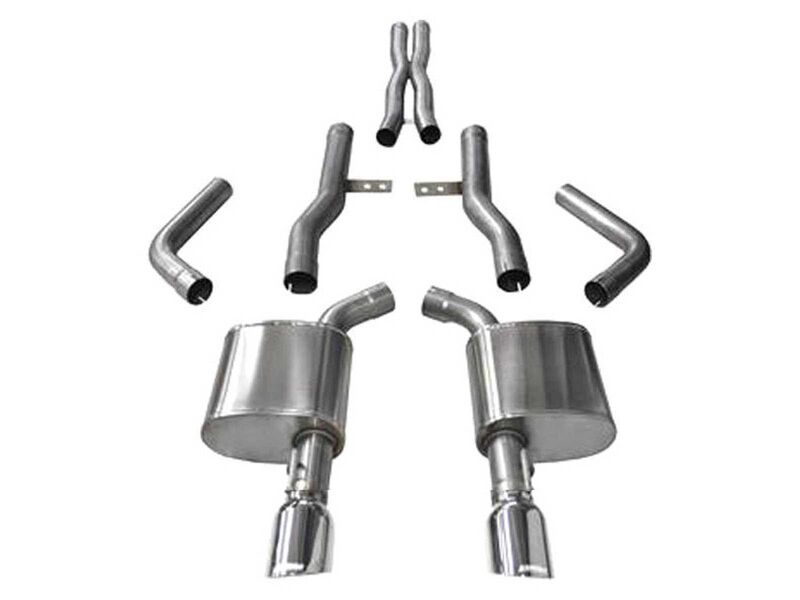 Corsa 14996 Xtreme Cat-Back Exhaust with Polished Tip for 2015-23 Charger SRT / Scat Pack / R/T 6.4