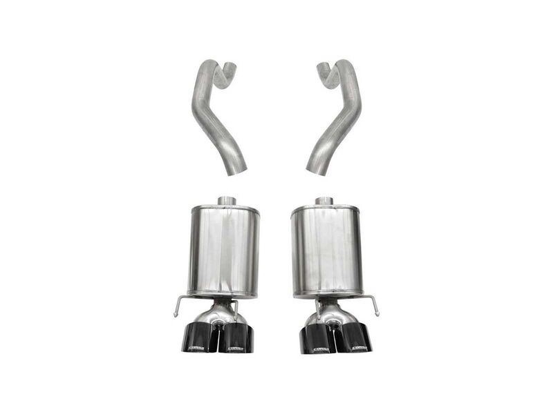Corsa 21009BLK Sport Axle-Back Exhaust with Black 4.5-in Tips for 2005-2007 Corvette C6 6.0/6.2