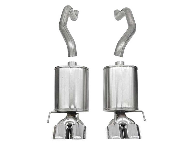 Corsa 21012 Xtreme Axle-Back Exhaust with 4.5" Polished Tips for 2009-2013 Corvette (C6) 6.2