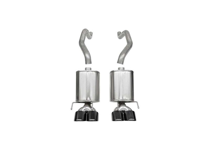 Corsa 21012BLK Xtreme Axle-Back Exhaust with 4.5-inch Tips for 2009-2013 Corvette (C6) 6.2