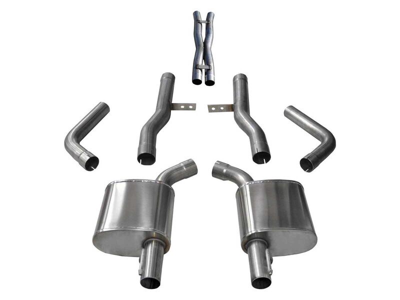 Corsa 21018 Xtreme Cat-Back Exhaust Dual Rear Exit without Tips for 2017-2020 Charger/300 5.7