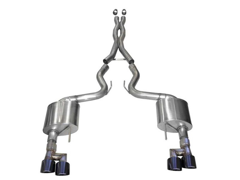 Corsa 21040BLK Xtreme 3" Cat-Back Exhaust Dual Rear Exit for 2018-2023 Mustang 5.0