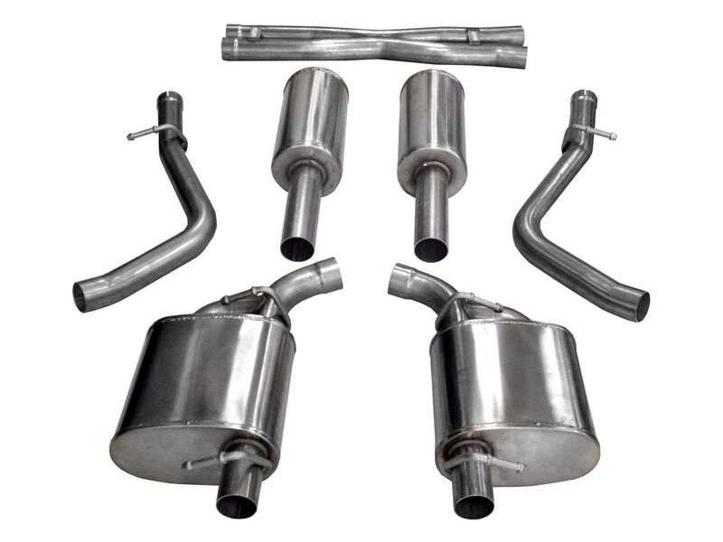 Corsa 21066 Sport 2.5" Cat-Back Exhaust (re-uses stock exhaust bezel) for 2015-2023 Challenger 3.6