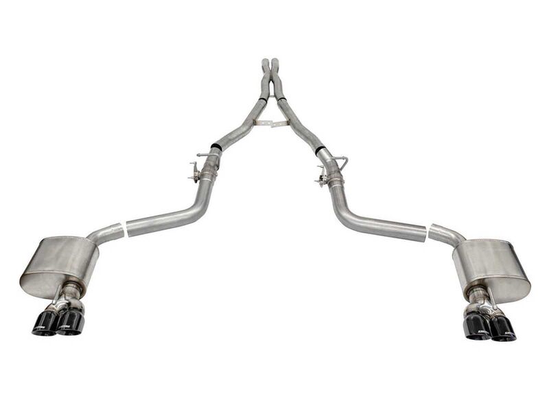 Corsa 21070BLK Xtreme 2.75" Valved Cat-Back Exhaust for 2015-23 Challenger SRT/Hellcat/Demon/Redeye