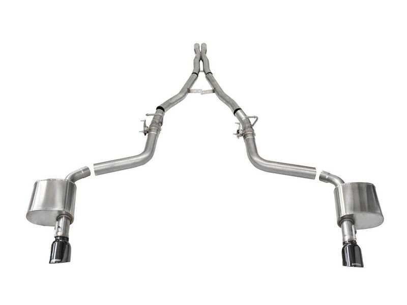 Corsa 21072BLK Xtreme 2.75-Inch Valved Cat-Back Exhaust for 2015-2023 Charger SRT/Hellcat/Redeye