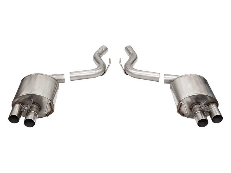 Corsa 21098 Variable Sound Dual Rear Axle-Back Stainless for 2015-2020 Mustang GT350/R 5.2