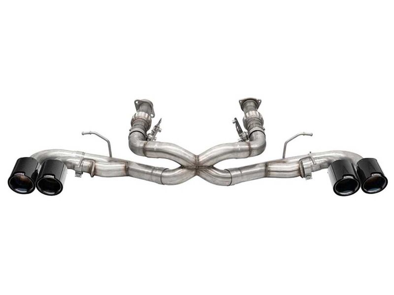Corsa 21102CFBLK Xtreme 3" Cat-Back Exhaust with 4.5" Carbon Fiber Black PVD Tip for 2020+ Corvette