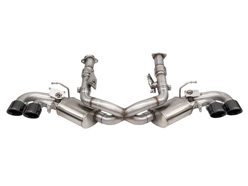 Corsa 21103BLK Variable Sound 3" Cat-Back, Fits OE Perf Exhaust & Deletes AFM for 2020-Up Corvette