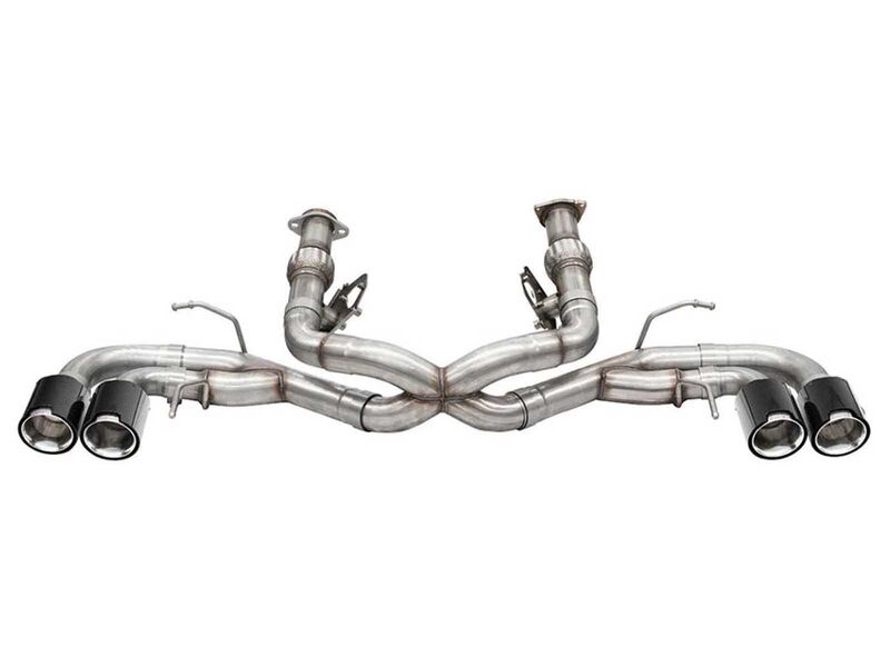 Corsa 21104CF Xtreme 3" Track Cat-Back Exhaust Delete Exhaust for 2020-Up Corvette C8