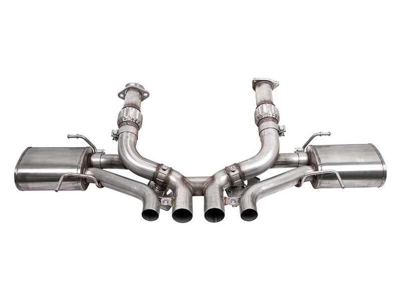Corsa 21111 Sport 3" Valved Cat-Back Exhaust Muffler System (Use OE Tips) for 2023+ Corvette C8 Z06