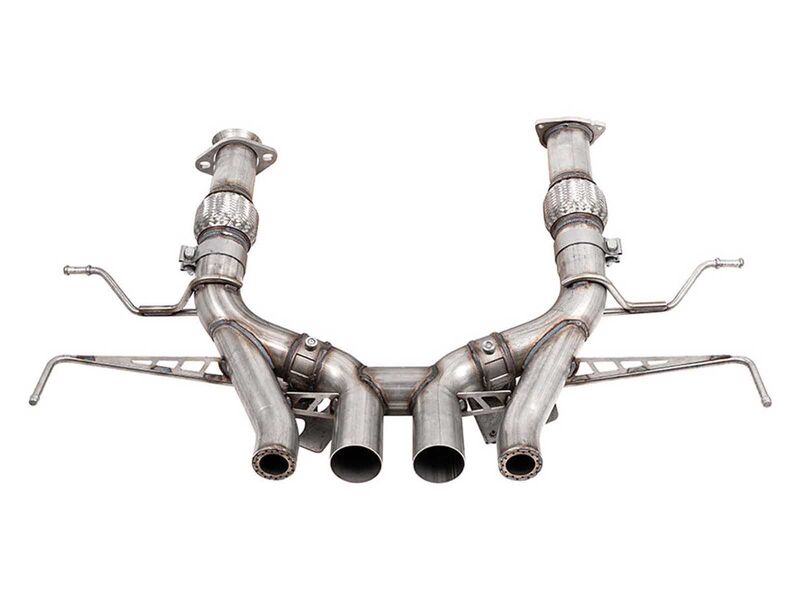 Corsa 21113 Sport 3" Valved Cat-Back Exhaust Track System (Use OE Tips) for 2023-Up Corvette C8 Z06