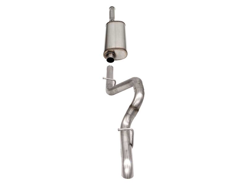 Corsa 21123 Sport 2.75-Inch Cat-Back Exhaust with Turn Down Tip for 2018-2025 Jeep Wrangler JLU 3.6
