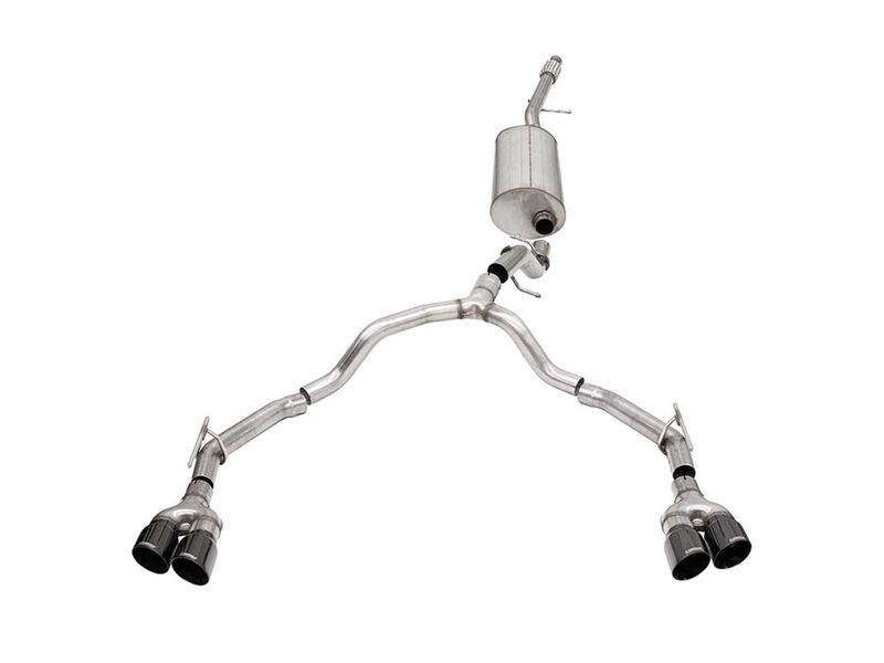 Corsa 21128BLK Dual Rear 3" to 2.75" Sport Cat-Back Exhaust for 2021-2025 Suburban/Yukon XL 5.3 4WD