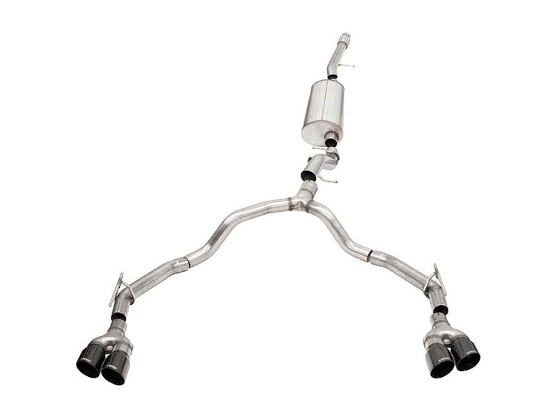 Corsa 21130BLK Dual Rear 3" to 2.75" Sport Cat-Back Exhaust for 2021-2025 Suburban/Yukon XL 6.2 4WD