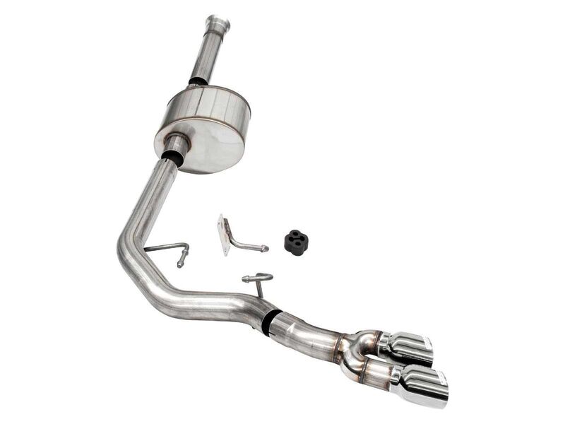 Corsa 21147 Xtreme Cat-Back Exhaust Front of Tire Exit-Polished for 2021-25 F150 SCab/6.5in Bed 5.0