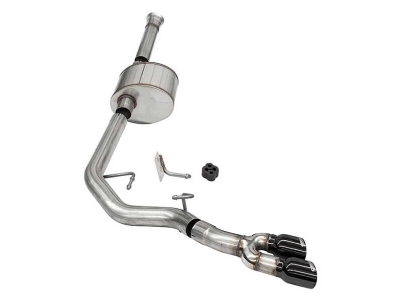 Corsa 21147BLK Xtreme Cat-Back Exhaust Front of Tire Exit-Black for 2021-25 F150 SCab/6.5in Bed 5.0