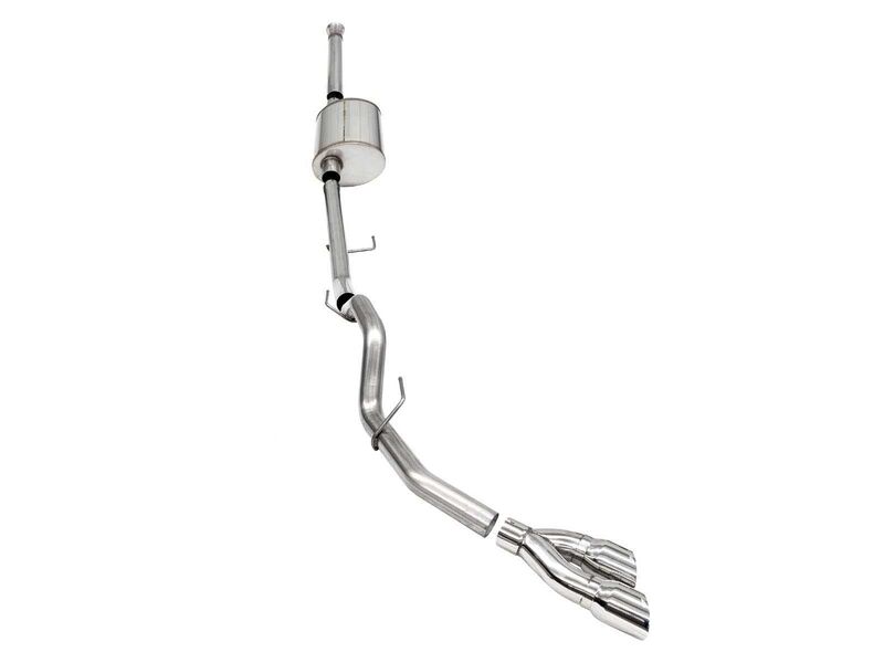 Corsa 21160 Sport Cat-Back Exhaust Single Side Exit-Polished for 2021-25 F150 SuperCrew/6.5 Bed 5.0
