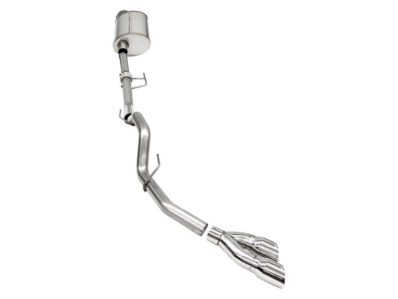 Corsa 21163 Sport Cat-Back Exhaust Single Side Exit-Polished for 2021-2025 F150 5.0 RegCab/8' Bed