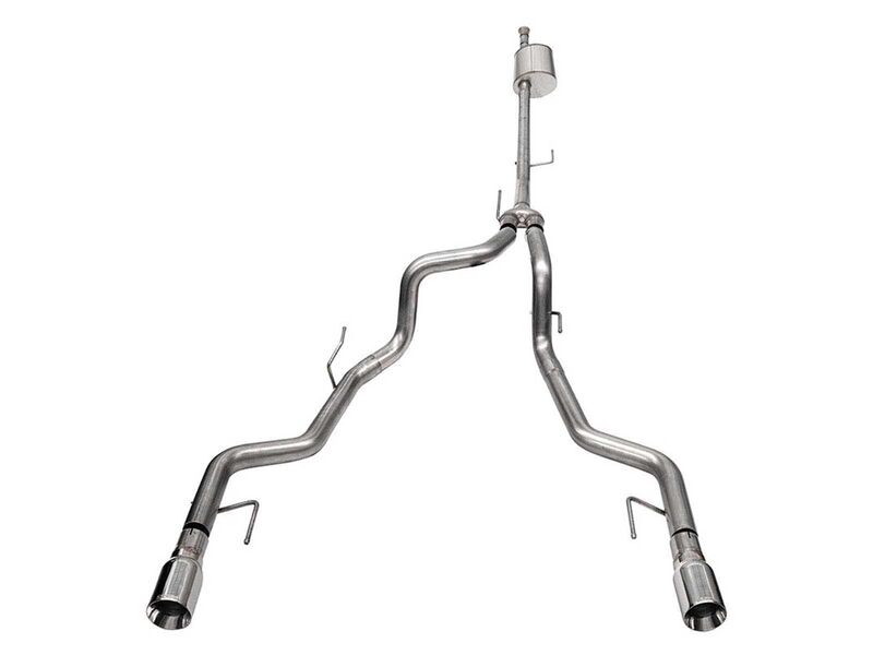 Corsa 21184 Sport Cat-Back Exhaust with Polished Tips for 2022-2024 23 F150 Tremor SuperCrew 5.0